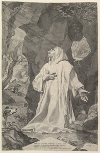 St. Bruno. af Claude Mellan