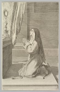 St. Claire, 1667. af Claude Mellan