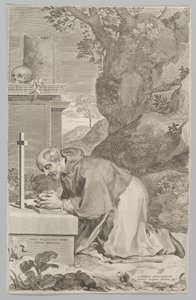 Sankt Claude, 1664. af Claude Mellan