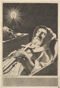Sankt Frans af Paola af Claude Mellan