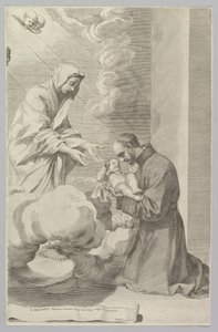 St. Gaëtan, Theatines grundlægger. af Claude Mellan