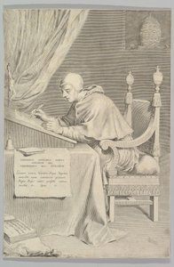 St. Gregory, 1681. af Claude Mellan