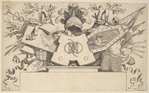 Trofæ med monogram indeholdende LEONARDOS