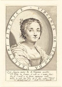 Virginia da Vezzo af Claude Mellan