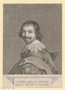 Selvportræt af Claude Mellan