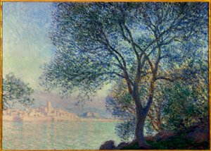 Antibes, udsigt over Salis-maleriet af Claude Monet (1840-1926) 1888. Dim. 0,65 x 0,92 m. Privat samling af Claude Monet