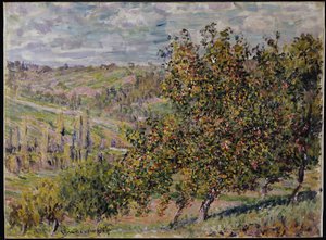 Æbleblomst, 1878 af Claude Monet