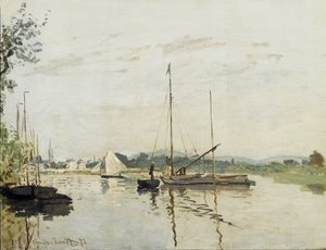 Argenteuil - olie på lærred af Claude Monet