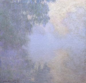 Gren af Seinen nær Giverny af Claude Monet