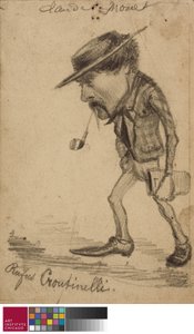 Karikatur af Henri Cassinelli af Claude Monet