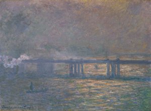 Charing Cross Bridge af Claude Monet