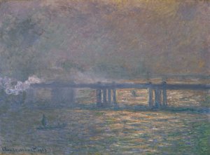Charing Cross Bridge af Claude Monet
