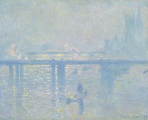 Charing Cross-broen  af Claude Monet