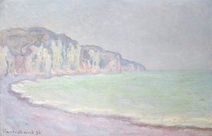 Cliffs at Pourville, 1896 af Claude Monet