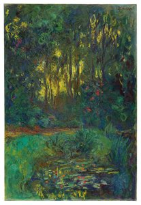 Hjørne af Åkandedammen, c.1918-19 af Claude Monet