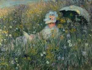 På engen af Claude Monet