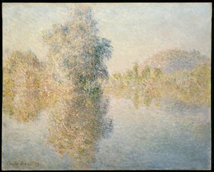 Tidlig morgen på Seinen ved Giverny, 1893 af Claude Monet