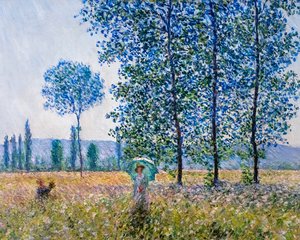 Marker om foråret af Claude Monet