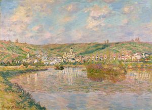 Slut på eftermiddagen, Vetheuil af Claude Monet