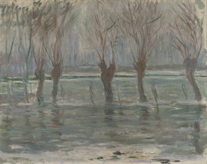 Flood Waters, 1896 af Claude Monet