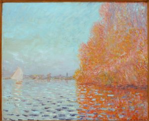 Flodlandskab, efterår af Claude Monet