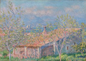 Gartnerens hus i Antibes af Claude Monet