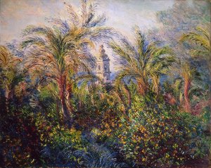 Have i Bordighera, indtryk om morgenen. 1884 af Claude Monet