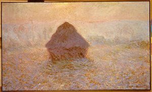 Høstakke, Sol i tågen af Claude Monet