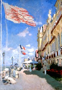Hotel des Roches Noires, Trouville, 1870 af Claude Monet