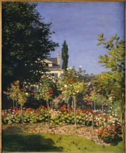 Blomstrende have af Claude Monet