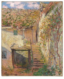 Trappen, 1878 af Claude Monet