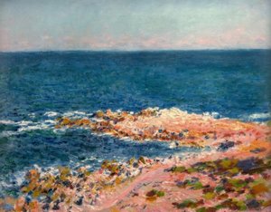 The Big Blue i Antibes af Claude Monet