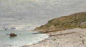 La Pointe de la Hève, Sainte-Adresse. 1864 af Claude Monet