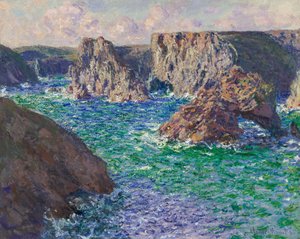 La Roche Guibel, Port-Domois af Claude Monet