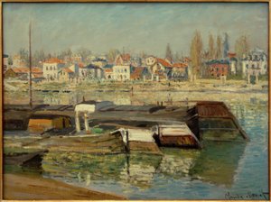 Seinen ved Asnières af Claude Monet