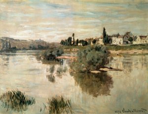 Seinen ved Lavacourt af Claude Monet