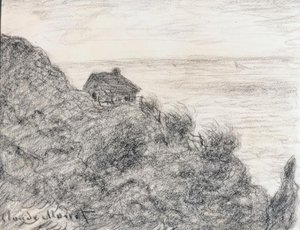 Toldhytten nær Pourville af Claude Monet