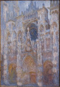 Rouen katedral. Porten, morgensol. harmoni af Claude Monet