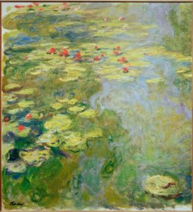 Åkandedammen (venstre del) af Claude Monet