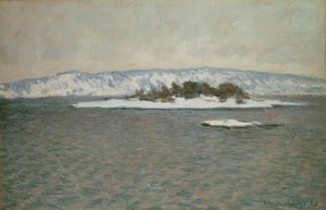 Le Fjord de Christiania (Oslo) af Claude Monet