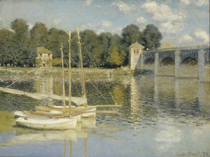 Broen i Argenteuil af Claude Monet