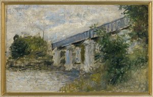 Jernbanebroen, Argenteuil af Claude Monet