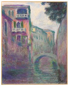 Le Rio de la Salute af Claude Monet