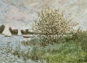 Bredden af ​​Seinen nær Argenteuil af Claude Monet