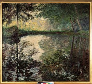 ""Dammen i Montgeron"" (Dammen ved Montgeron) Maleri af Claude Monet (1840-1926) omkring 1876 Eremitagemuseet, Sankt Petersborg (Saint-Petersbourg) af Claude Monet