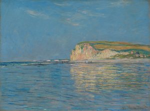 Lavvande ved Pourville, nær Dieppe, 1882 af Claude Monet