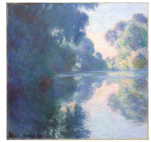 Morgen på Seinen, 1897 af Claude Monet
