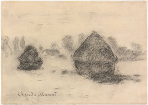Monet - Stakke af hvede, 1891, 2013.986 af Claude Monet