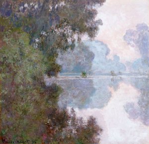 Morgen på Seinen, nær Giverny, 1896 af Claude Monet