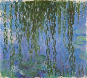 Åkander med pilekviste, 1916-1919. af Claude Monet